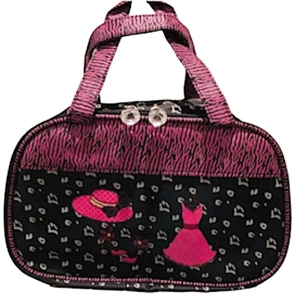 Super cute Cosmetics bag with mirror